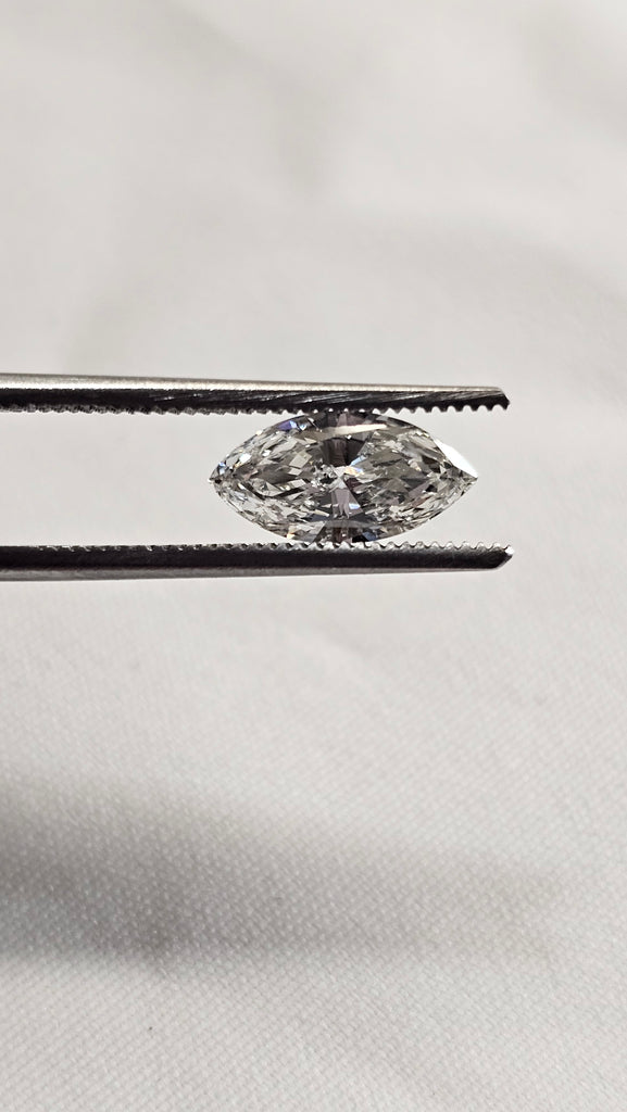 GIA 1.14 CT Natural Marquise I SI2 Drilled