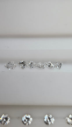 1.52 CTW Natural Shield Cut Parcel White SI+ AVG 1/4