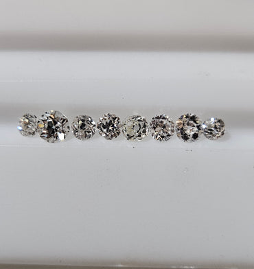 2.17 CTW Natural OE Cut Parcel Mostly White SI+ AVG 0.27