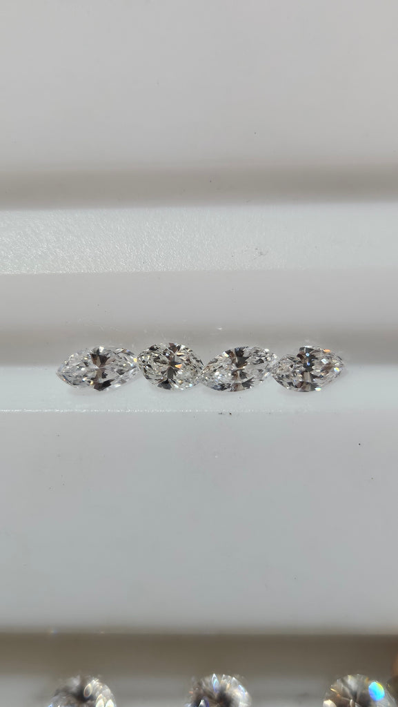 0.97 TCW Marquise Cut Parcel White SI-VS  AVG .24