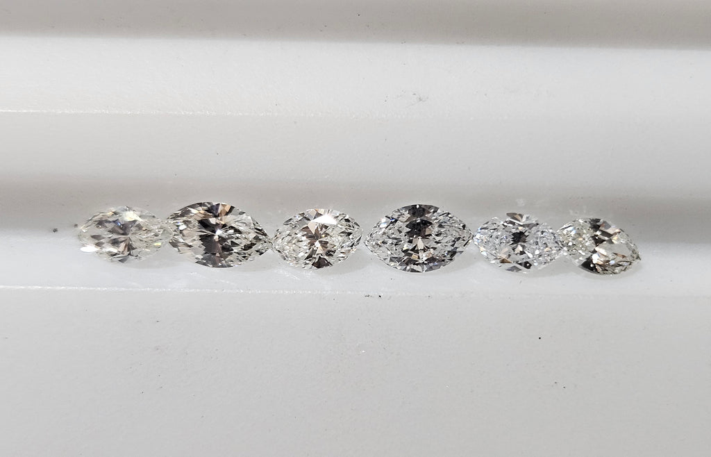 1.66 TCW Natural Marquise Parcel White SI-VS AVG .24