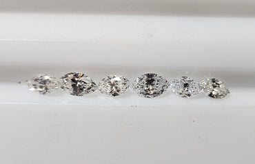 1.66 TCW Natural Marquise Parcel White SI-VS AVG .24