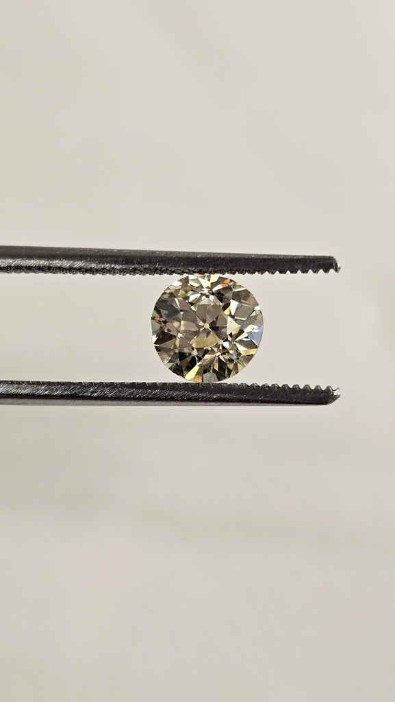 1.25 CT Natural Old Cut Fancy-like Yellow VS1