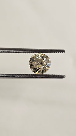 1.25 CT Natural Old Cut Fancy-like Yellow VS1