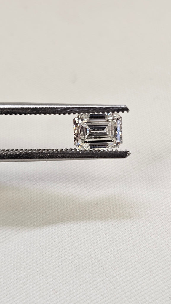 GIA 1.00 CT Natural Emerald Cut G SI2 VG VG