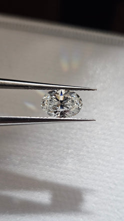1.00 CT Natural Oval Cut I SI1