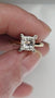 EST 1.98 CT Natural Princess Cut Ring H-I I2
