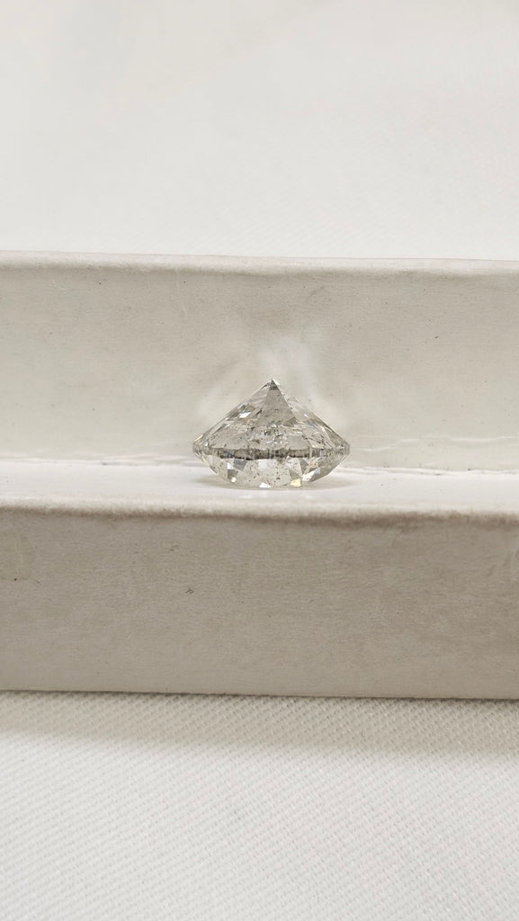 3.00 CT Natural Natural Round GH I2