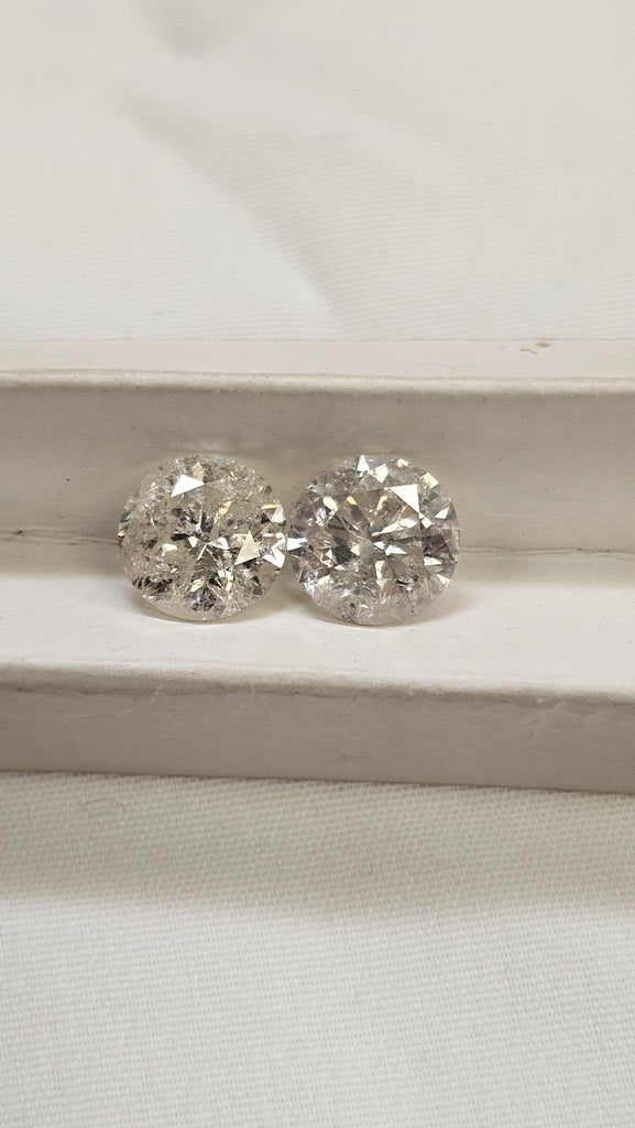 6.17 CTW Natural Diamond Match IJ I2-I3