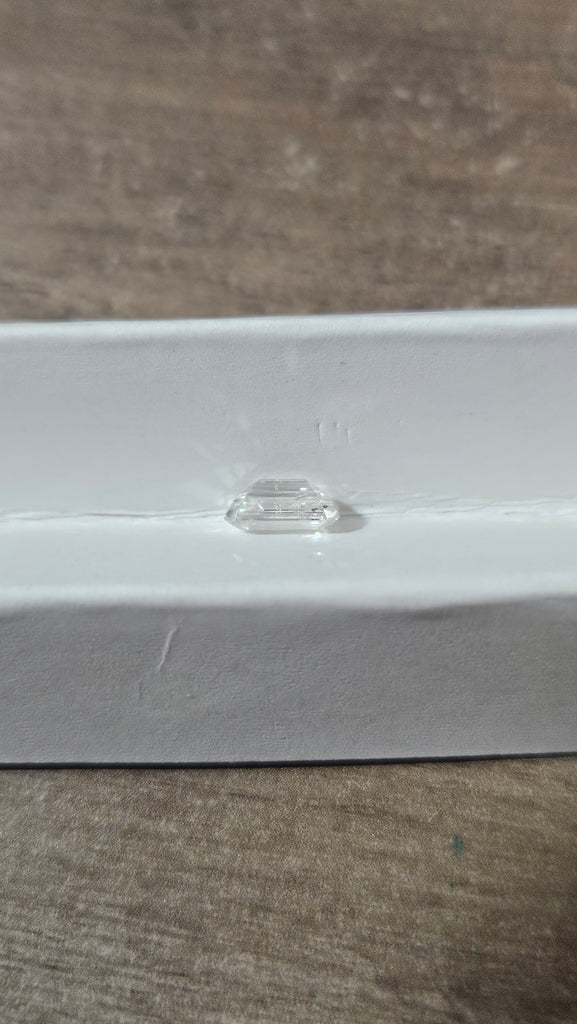 GIA 0.70 CT Natural Emerald Cut H I1 VG VG VG