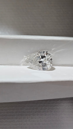 GIA 1.50 CT Natural Pear Shape J I2