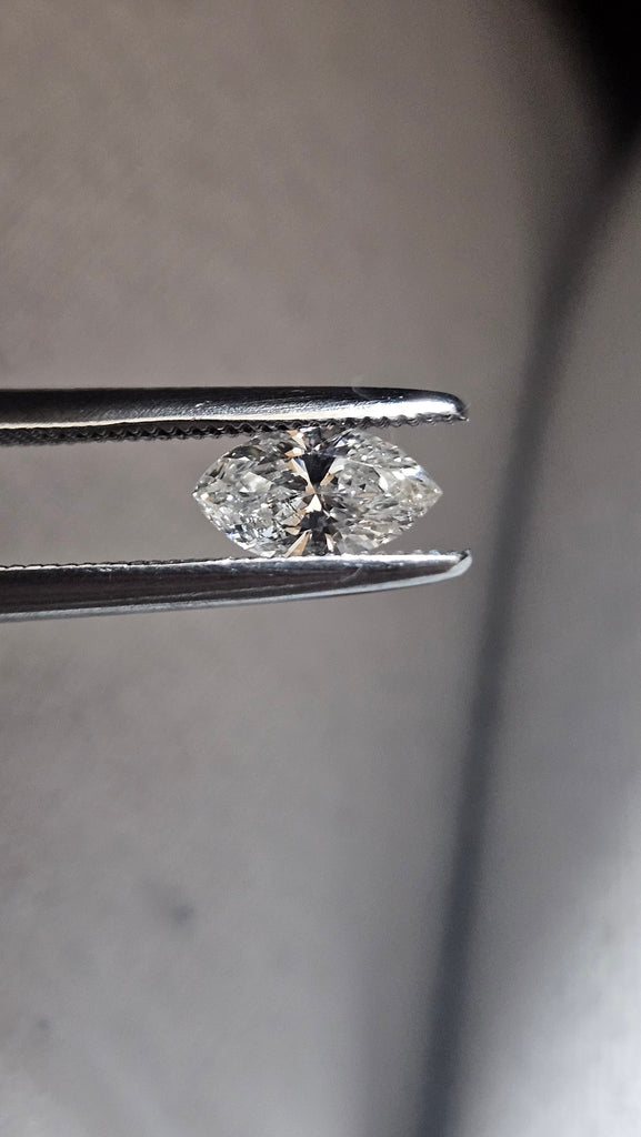 0.52 CT Natural Marquise Cut H-I SI2