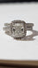 GIA Center 1.02 CT Natural Cushion Engagement Set H SI1