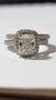 GIA Center 1.02 CT Natural Cushion Engagement Set H SI1