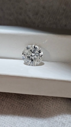 1.37 CT Natural Round Brilliant Cut HI Imperfect 400PPC