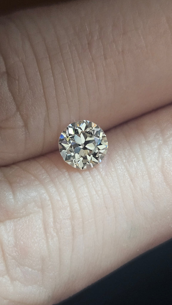 0.90 CT Natural Old European Cut IJ SI1