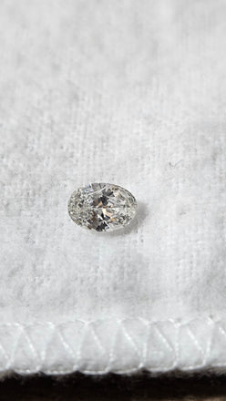 0.51 CT Natural Oval Cut H I1