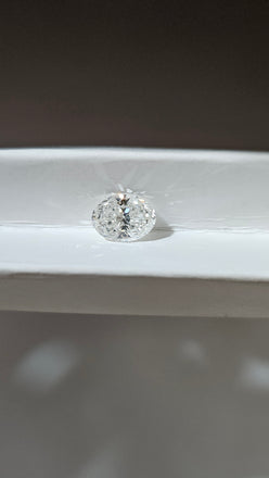 GSI 1.50 CT Natural Oval Cut H SI2 EX EX