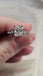 EGL Center 1.74 CT Natural Radiant Cut I SI3 Ring Treated