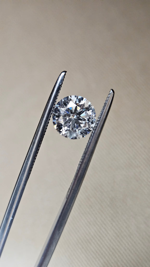 1.53 CT Natural Round Brilliant FG I2 -65