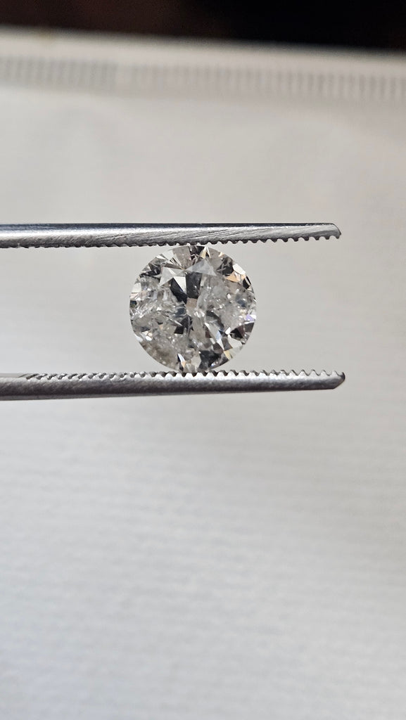 1.89 CT Natural Round Brilliant I2-I3 GH