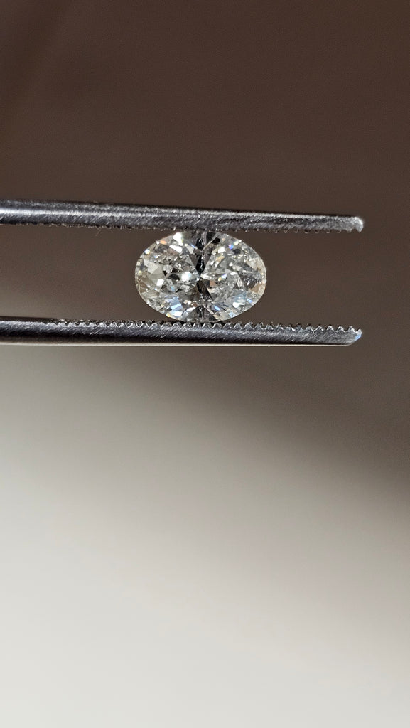 GIA 1.06 CT Natural Oval Brilliant G I1