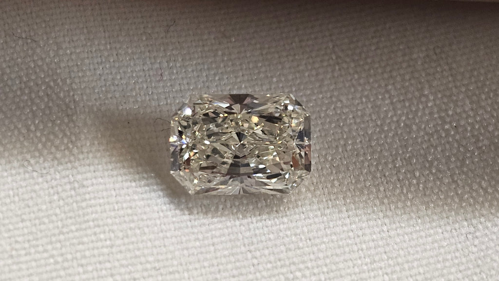 1.50 CT GIA Natural Radiant Cut Diamond J SI2