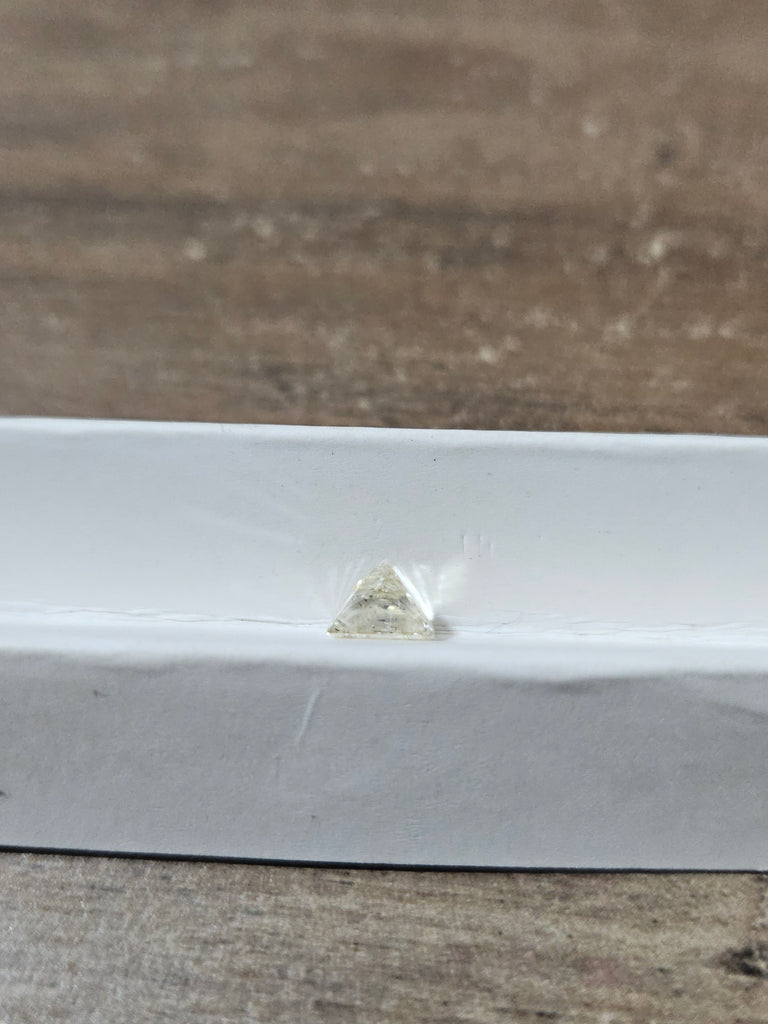 1.28 CT Natural Princess Cut Treated LM SI