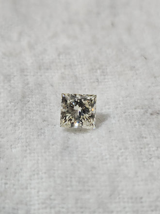 0.76 CT Natural Princess Cut Treated LM SI