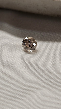 0.63 CT Natural Old European Cut Brown I1