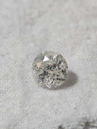 3.00 CT Natural Round Brilliant IJ Imperfect
