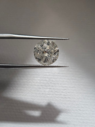 3.00 CT Natural Round Brilliant IJ Imperfect