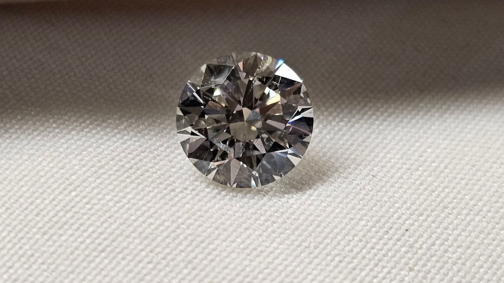 2.04 CT GIA Round Brilliant Cut Natural Diamond J SI2 XXX