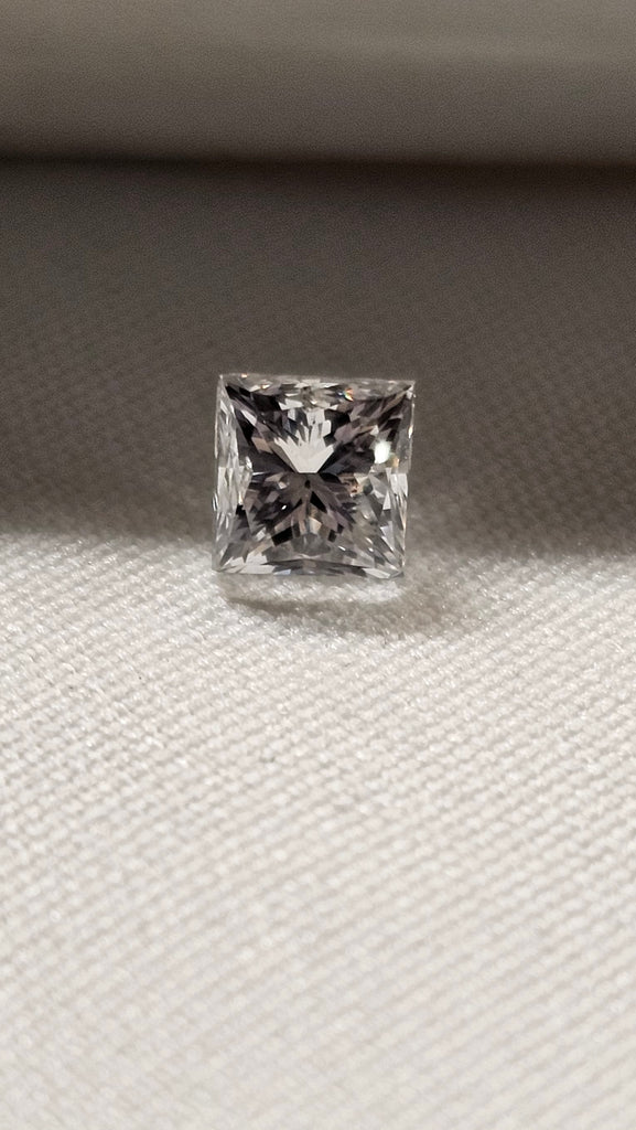 0.70 CT Natural Princess Cut G+ SI2
