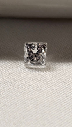 0.70 CT Natural Princess Cut G+ SI2