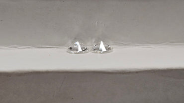 0.65 CT Oval Cut Natural Diamond Match G-H SI1-SI2