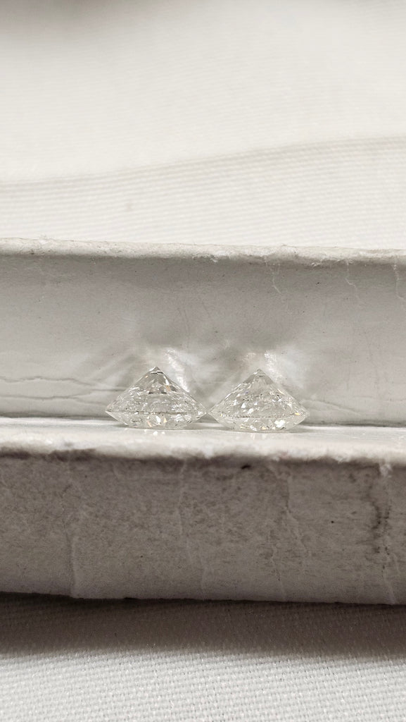 2.10 CTW Round Brilliant Natural Diamond Match H I1-I2