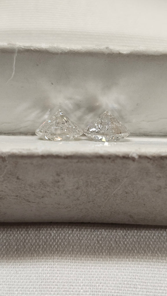 2.02 CTW Round Brilliant Natural Diamond Match H–I / I2