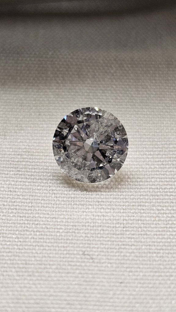 1.52 CT Round Brilliant Natural Diamond H-I I2