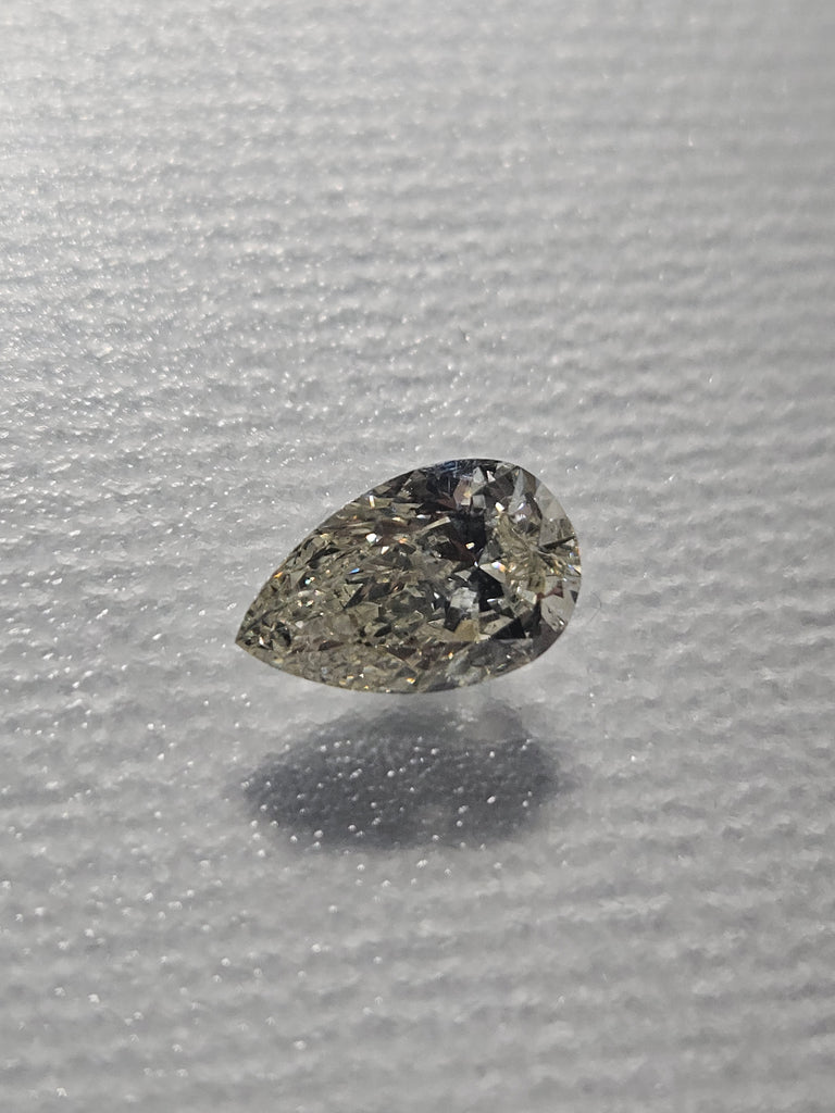 2.01 CT HRD Pear Shape Natural Diamond J SI2