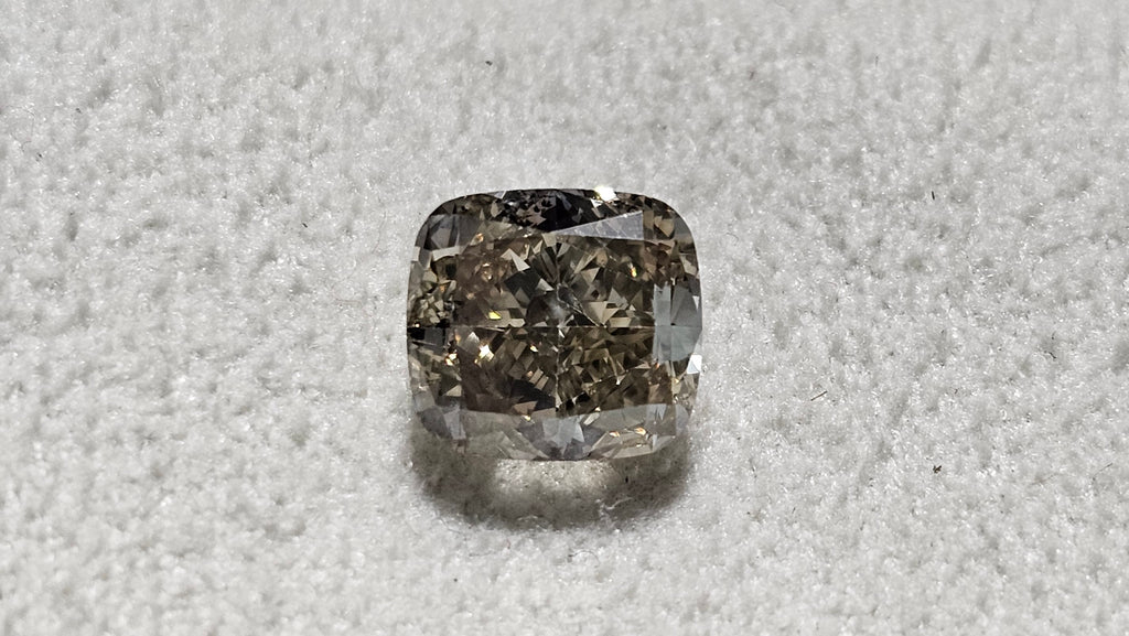 2.36 CT Cushion Cut Natural Diamond N I1