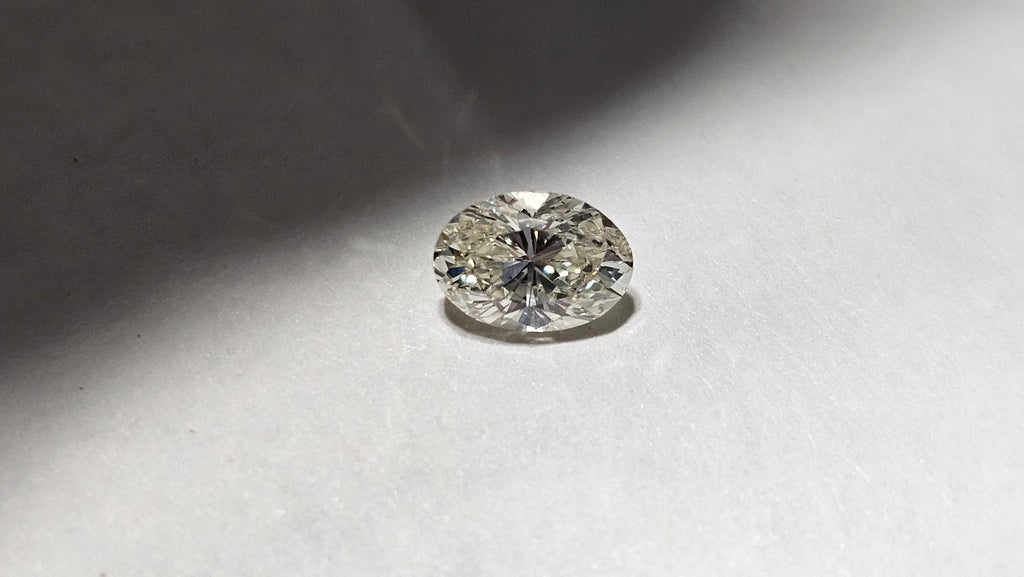 0.75 CT Oval Cut Natural Diamond J-K SI1