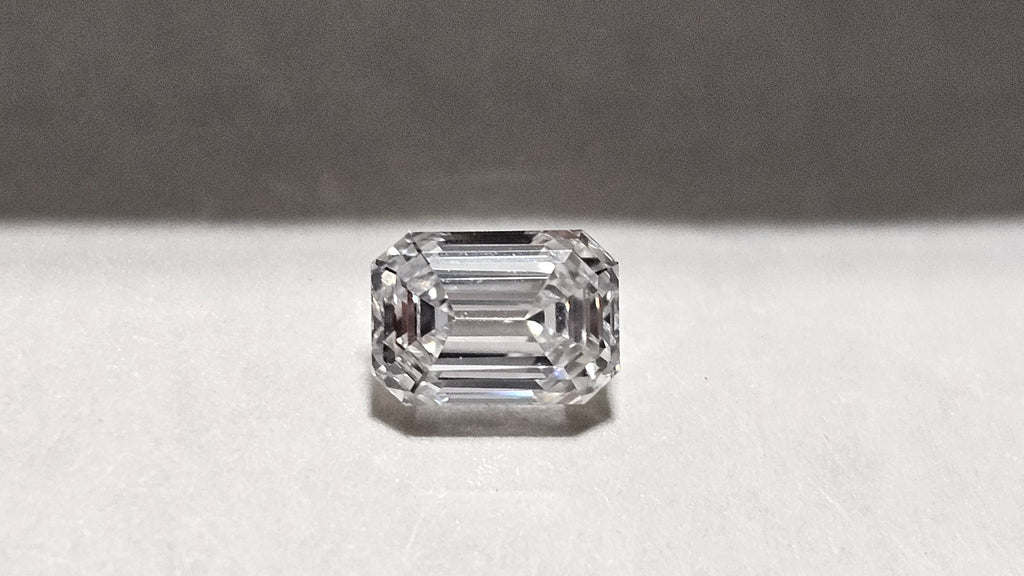0.52 CT Emerald Cut Natural Diamond F VS