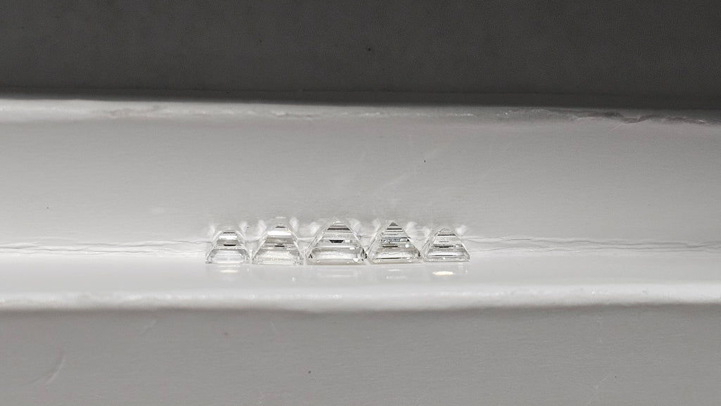1.45 CTW Square Cut Natural Diamond Parcel (5) J VS