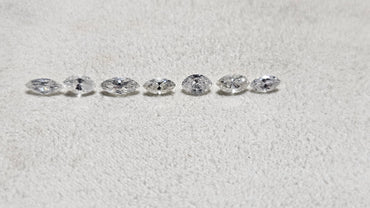 2.04 CTW Marquise Cut Natural Diamond Parcel (7) G-H VS-I1