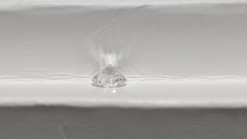 0.54 CT Round Brilliant Natural Diamond H-I I1