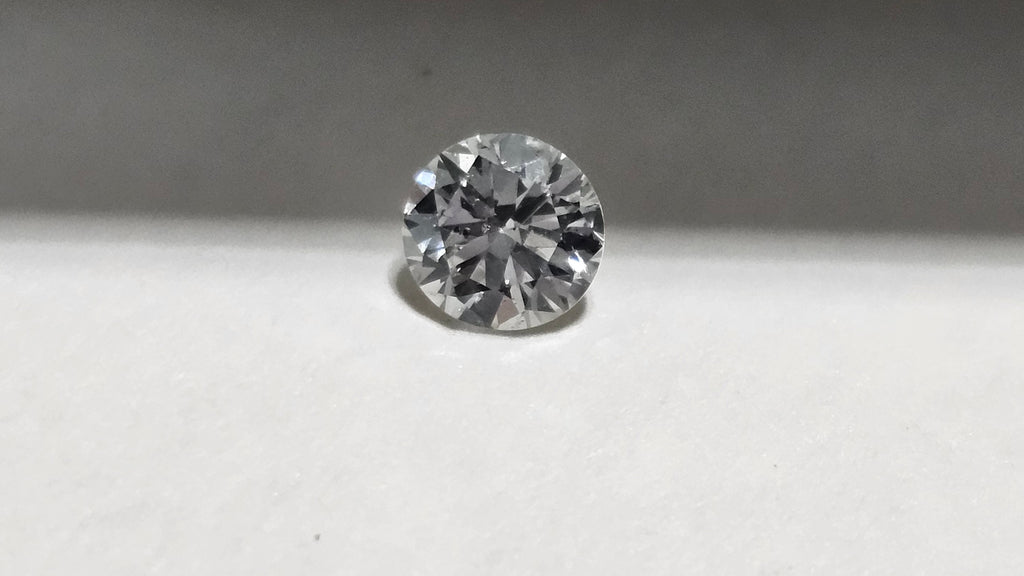 0.54 CT Round Brilliant Natural Diamond H-I I1