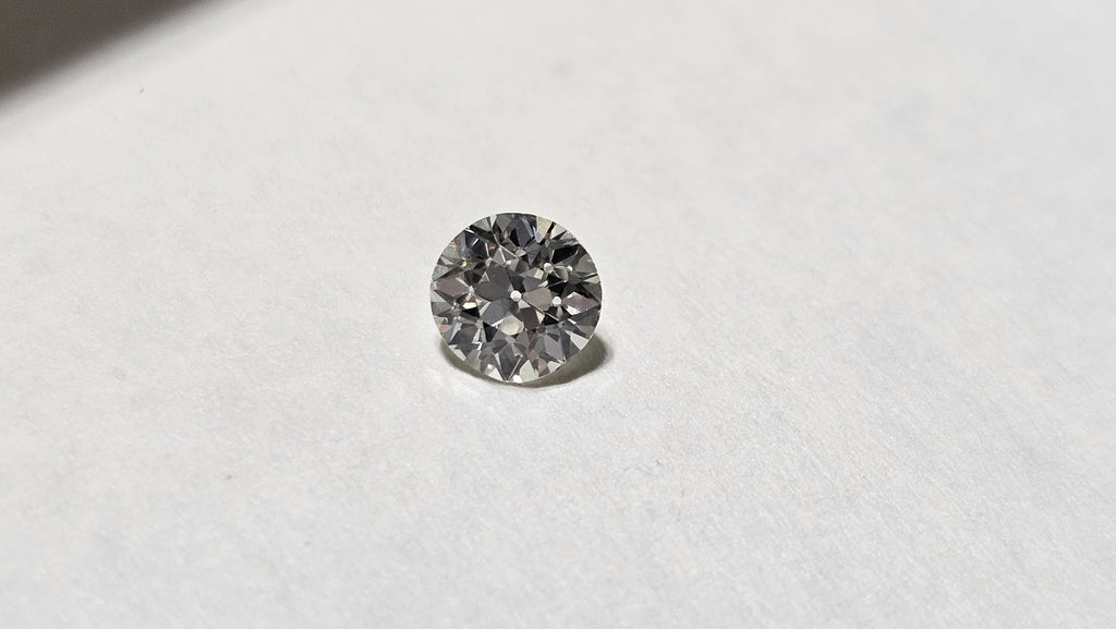 0.63 CT Old European Cut Natural Diamond K-L VS2