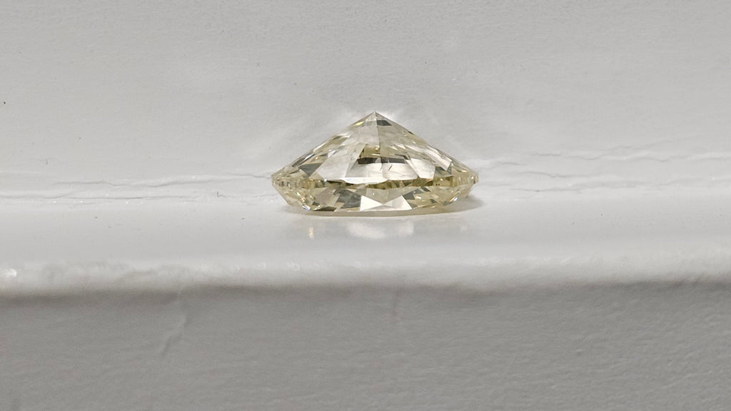 1.20 CT GIA Oval Cut Natural Diamond W-X SI1