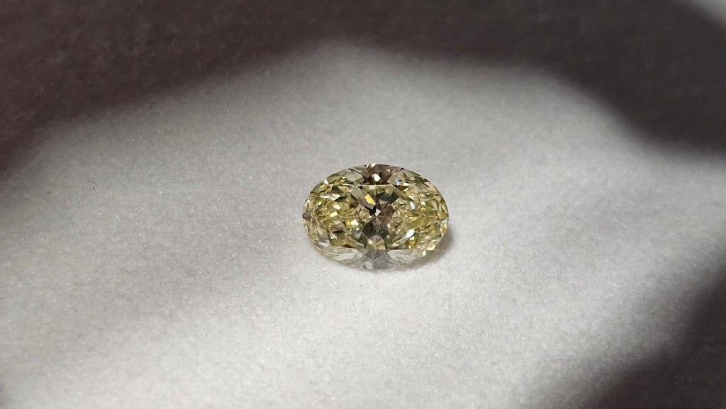 1.20 CT GIA Oval Cut Natural Diamond W-X SI1
